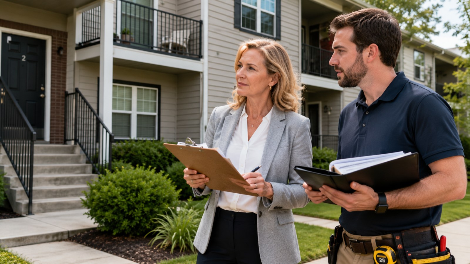 Rental property due-diligence records and condition review